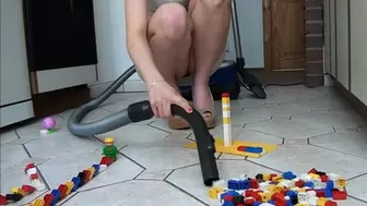 LEGO Vacuuming In The Kitchen HD-720