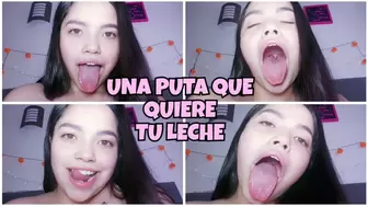 Una puta que quiere tu leche - video en español