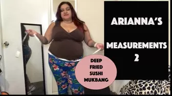 Arianna's Measurements 2-Sushi Mukbang