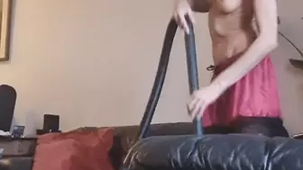 My Mistress is Vacuum Cleaning !!!