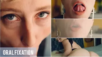 Oral Fixation: POV mouth fetish, blowjob, and creampie