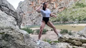 Majorca posing and flexing ( photo shoot video series )