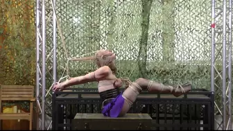 The Live Files - Little Red Girl in an extreme Predicament Bondage Presentation - Full Clip mp4