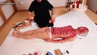 Full Body Candle Wax Play