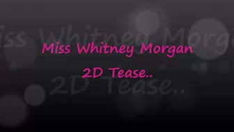 Miss Whitney Morgan: 2D Femdom Tease - mp4