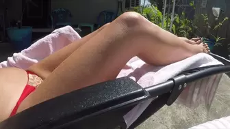 Lounge with my LEGS while I sun bath