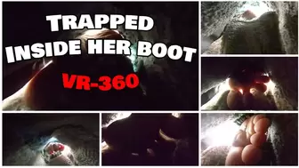 Trapped inside her boot - VR360