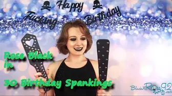 30 Birthday Spankings-WMV