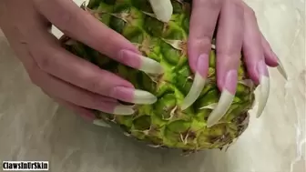 Scratching and clawing pineapple