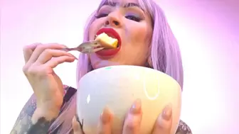 You are the meat in my apple salad- UNAWARE VORE, MUKBANG