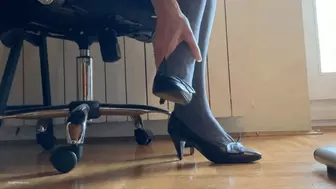 ALL DAY IN OFFICE IN TINY SHOES - MP4 HD