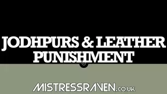 [703] Jodhpurs and Leather Punishment