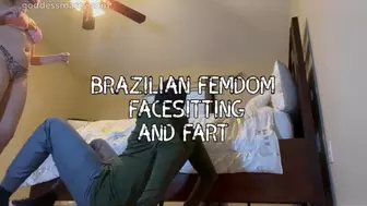 Femdom: Facessiting, Farting and taking sub's money