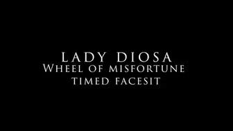 Wheel of misfortune timed facesitting