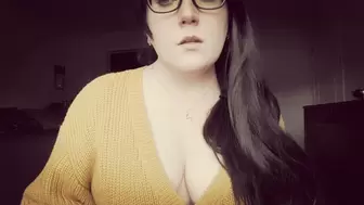 Loud Honking Noseblow in a Yellow Sweater