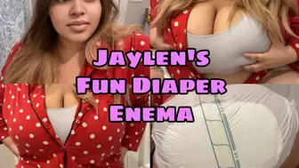 Jaylen’s Enema Diaper