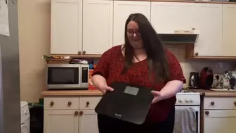 SSBBW POST CHRISTMAS 2022 WEIGH IN AND BURGER KING STUFFING AFTER WEIGH IN
