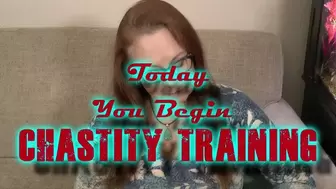 Today You Begin Chastity Training POV FLR ~ MOV
