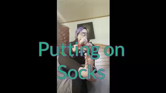 Putting on Socks