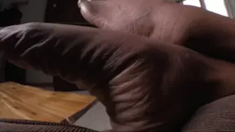 Mature Wrinkled Soles On Couch, 2nd