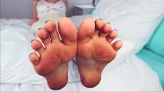 Dirty Foot Toe Wiggle JOI