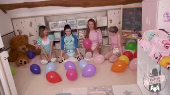 Balloons and diaper