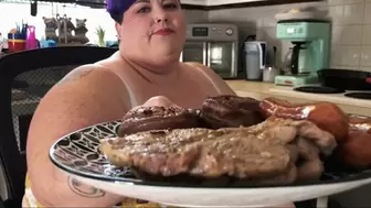 Eating my SSBBW Friends to Gain their Powers of Fatness! *MP4*