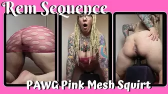 PAWG Pink Mesh Squirt WMV