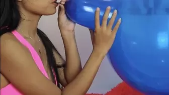 Camylle Sexy 2 Balloon Blow To Pop Of Your Favorite Balloons Riding A GL Airship