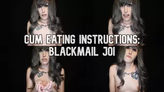 Cum Eating Instructions: Blackmail JOI [HD]