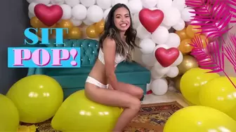 Bounce And Sit Pop Yelloow 16" By Gaby - 4K