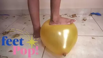 Feet Crush Balloons By Sabrina