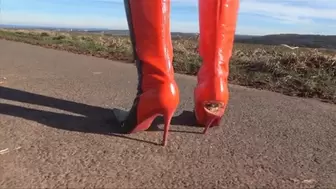 completely ruined high-heeled designer boots - full clip - (1280x720*mp4)