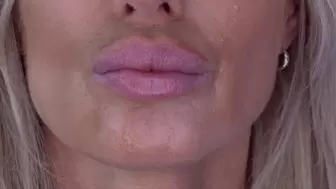 SLOPPY LIP PLAYING AND LIP GLOSSING