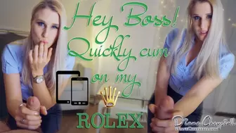 Secretary's overtime Rolex Handjob ( Mobile&Tablet version )