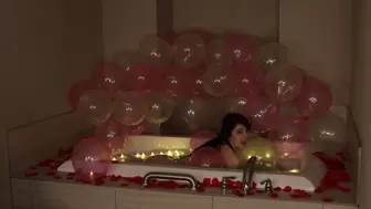 Nail Popping Balloon Arch in Bath