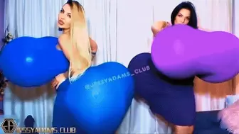 May the curviest one win! - Jessy and Karla's boobs&ass expansion - 1080p HD