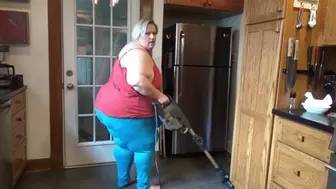 Vaccuming The Floor in Tight Pants