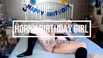 Horny Birthday Girl