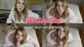 Step-Mommy Milks Her Son Dry