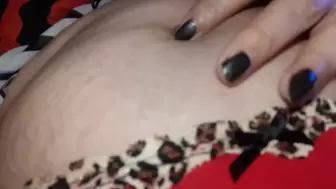 invasion of the Belly Snatchers Giantess Goddess in panties & shirt Alien invades her Belly Body Inflation Belly Movements Big Bloated Belly Tummy Rubbing & Belly Button Fingering long sexy nails & hands fetish