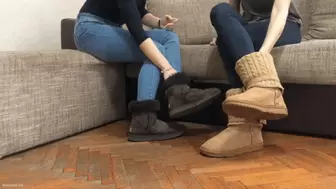 GIRLS GOT FUNGUS FROM WEARING BORROWED UGG BOOTS - MP4 HD