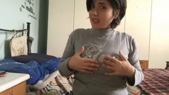 challenge: pics of my boobs or rip off? clip 1