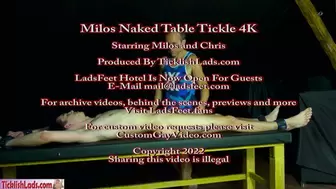 Milos Naked Table Tickle 4K