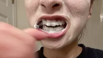 Aurora Borealis Toothbrushing Fetish