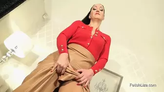 Long Leather Skirt JOI (MP4)