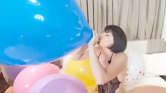 3 BEST FRIEND IN THE BEST PARTY OF BALLONS - BY LADY SNOW, ADRIANA FULLER AND GRAZY BRUNETE - NEW KC 2022 - CLIP 2 - IN FULL HD