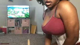 Fuck Ebony Wife While I Play Video Games