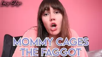 Mommy Cages the Faggot