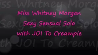 Miss Whitney Morgan: Sexy Sensual Solo JOI